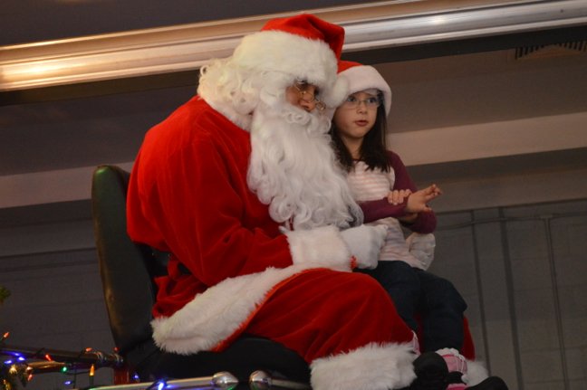 Santa Claus at Middlebush Fire Department