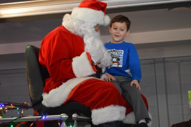 Santa Claus at Middlebush Fire Department