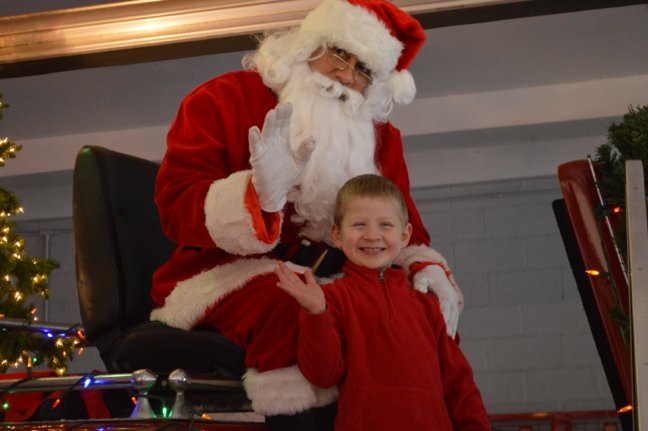 Santa Claus at Middlebush Fire Department