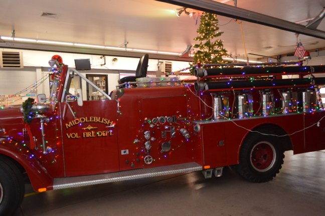 Santa Claus at Middlebush Fire Department